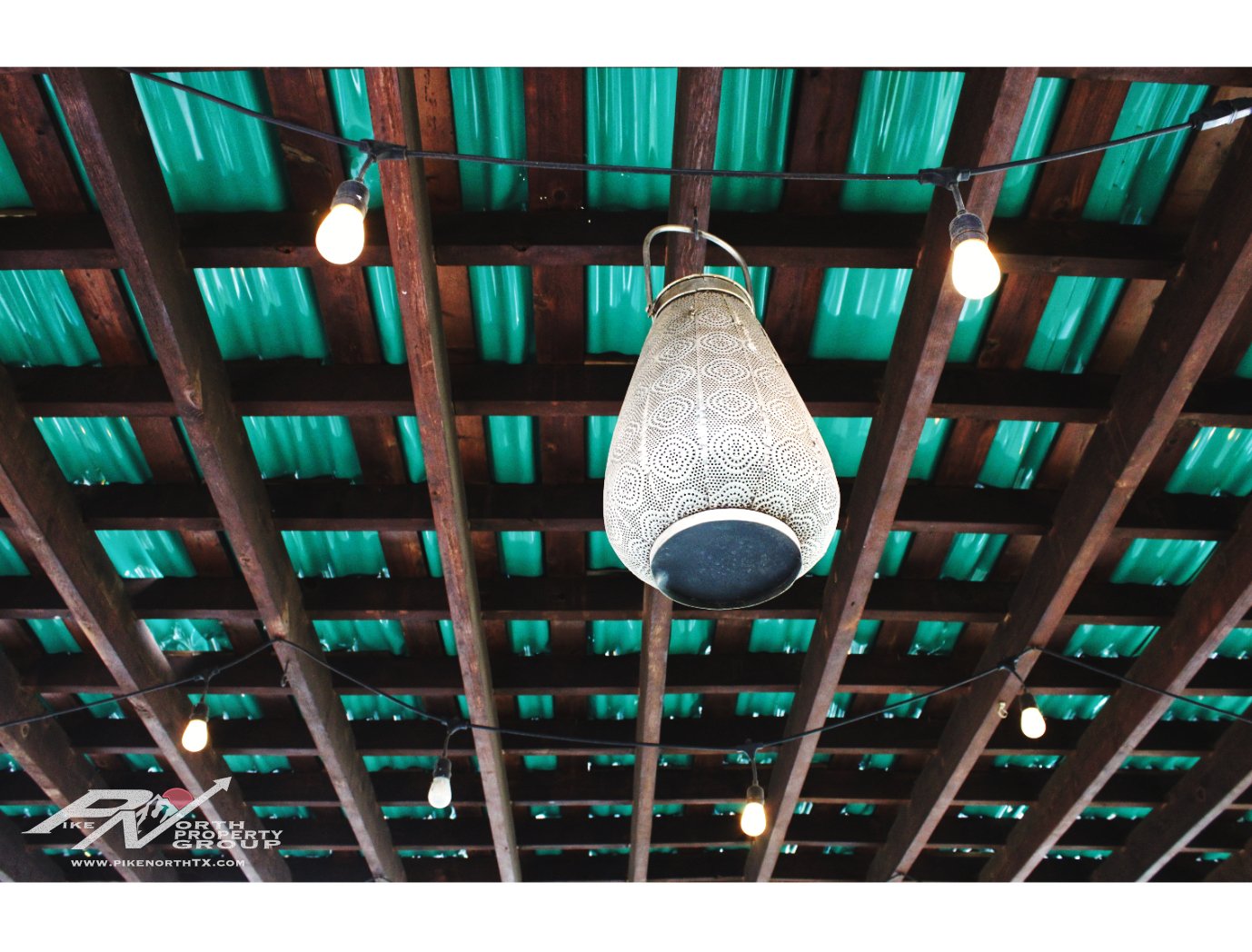 Moroccan style metal lantern